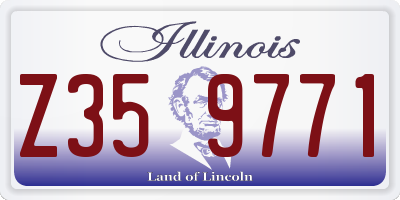 IL license plate Z359771