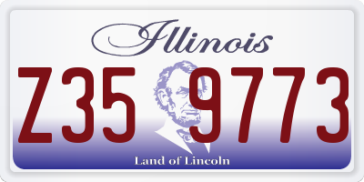 IL license plate Z359773