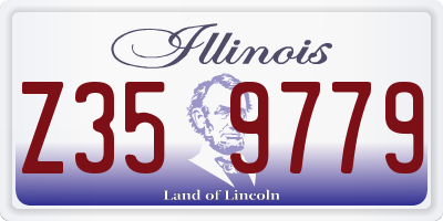 IL license plate Z359779