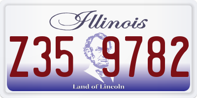 IL license plate Z359782
