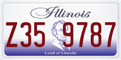 IL license plate Z359787