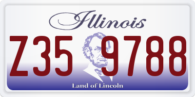 IL license plate Z359788