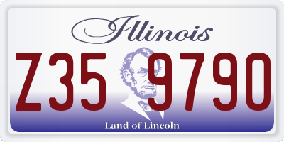 IL license plate Z359790