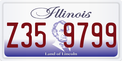 IL license plate Z359799