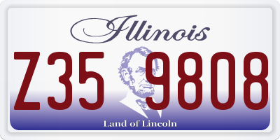 IL license plate Z359808