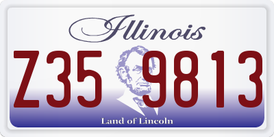 IL license plate Z359813