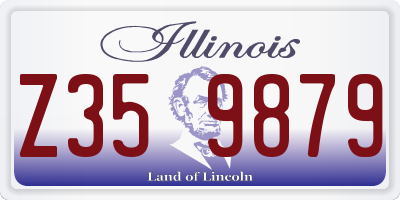 IL license plate Z359879