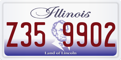 IL license plate Z359902