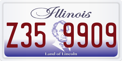 IL license plate Z359909