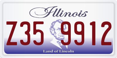 IL license plate Z359912