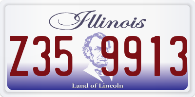 IL license plate Z359913