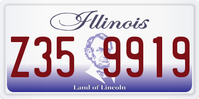 IL license plate Z359919