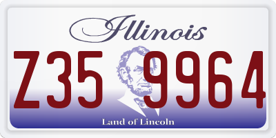 IL license plate Z359964