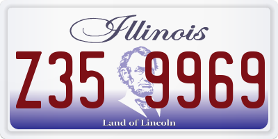 IL license plate Z359969