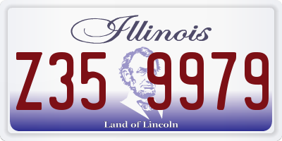IL license plate Z359979