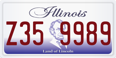 IL license plate Z359989