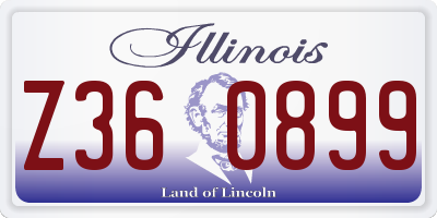 IL license plate Z360899
