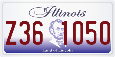 IL license plate Z361050