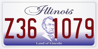 IL license plate Z361079