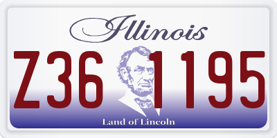 IL license plate Z361195
