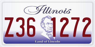 IL license plate Z361272