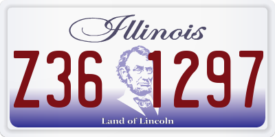 IL license plate Z361297