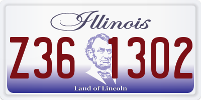 IL license plate Z361302