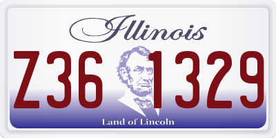IL license plate Z361329