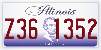 IL license plate Z361352