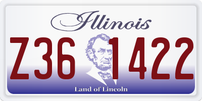IL license plate Z361422
