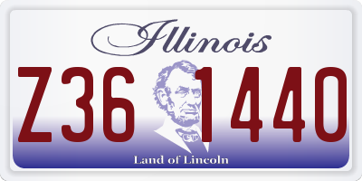 IL license plate Z361440