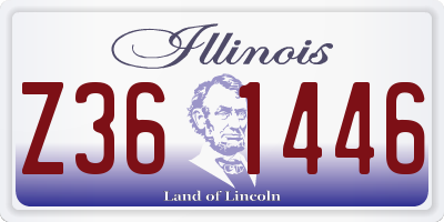 IL license plate Z361446