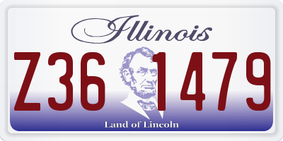 IL license plate Z361479