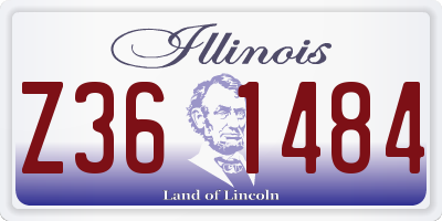 IL license plate Z361484