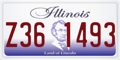 IL license plate Z361493