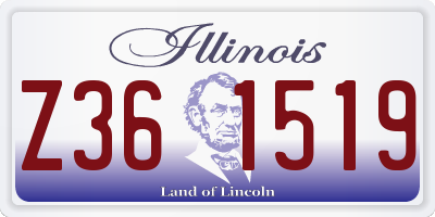 IL license plate Z361519