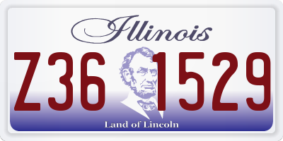 IL license plate Z361529