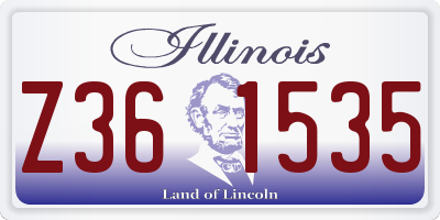IL license plate Z361535