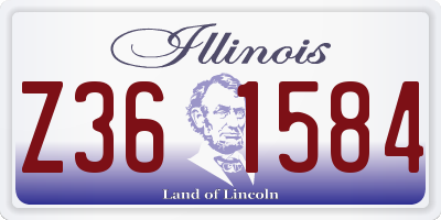 IL license plate Z361584