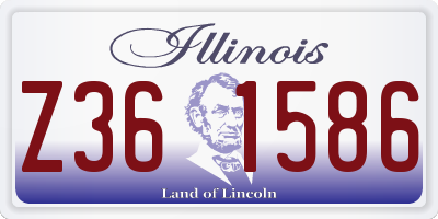 IL license plate Z361586