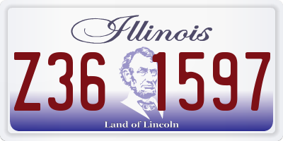IL license plate Z361597