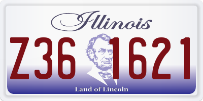 IL license plate Z361621