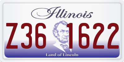 IL license plate Z361622