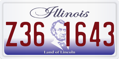 IL license plate Z361643