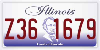 IL license plate Z361679