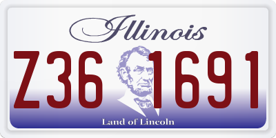 IL license plate Z361691