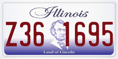 IL license plate Z361695