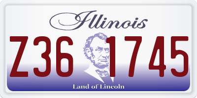 IL license plate Z361745