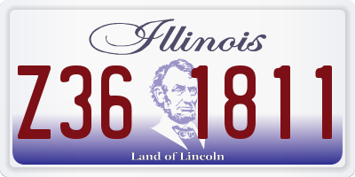 IL license plate Z361811