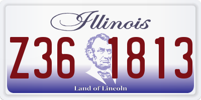 IL license plate Z361813